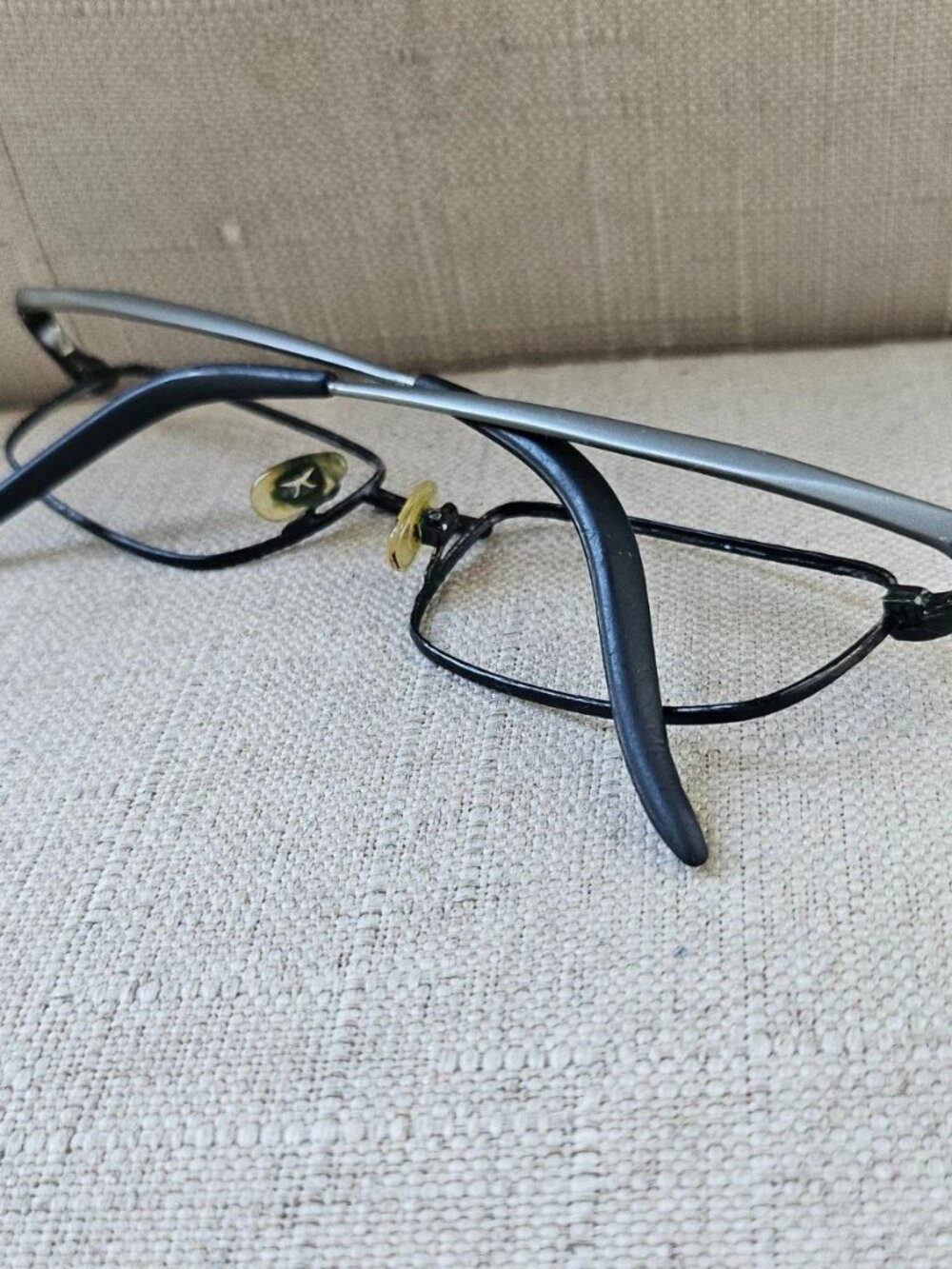 Vintage Carrera Men Eyeglasses Frame Black/Gunmetal Tone Eyewear CA7274 Italy - Picture 9 of 13